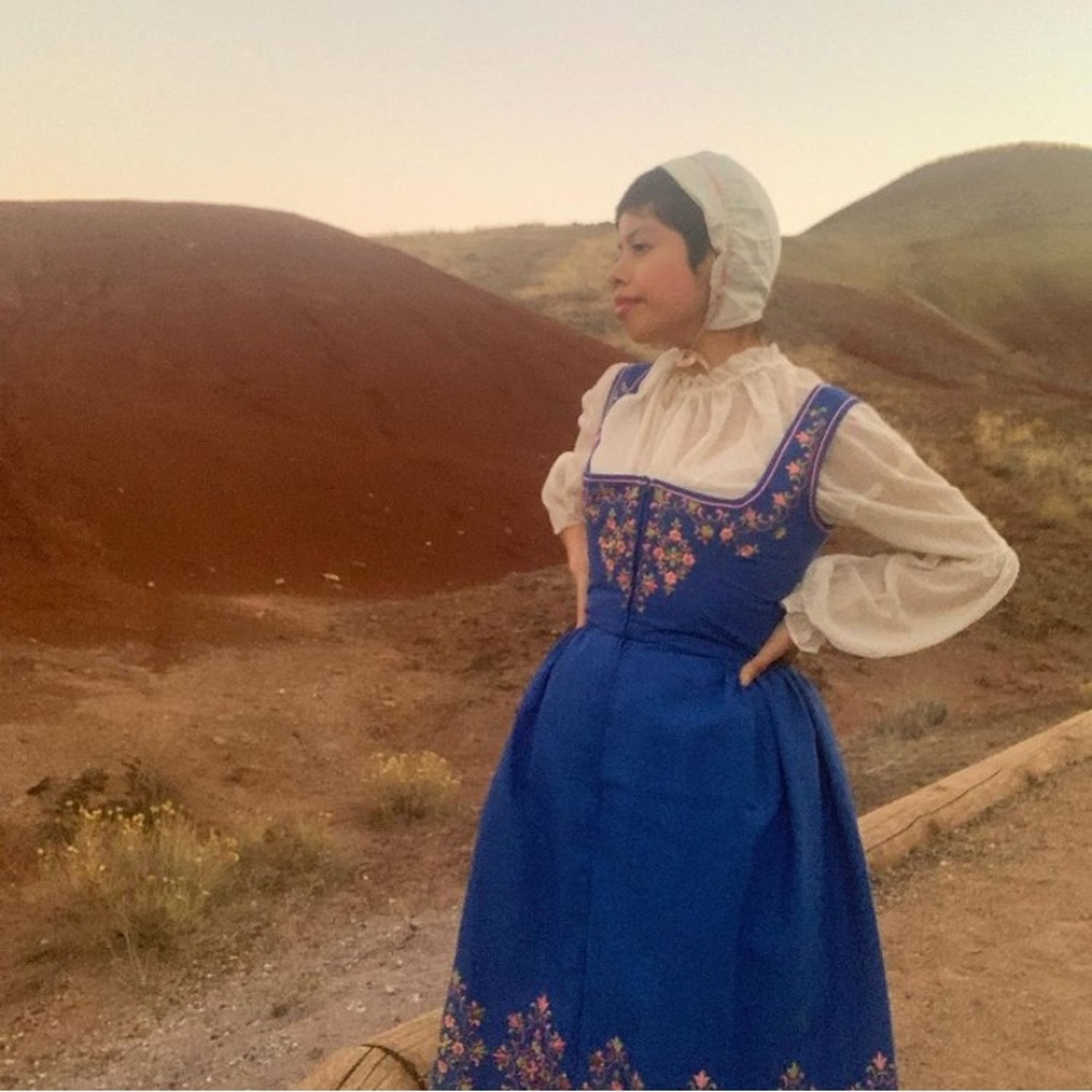 Vintage Blue Dirndl